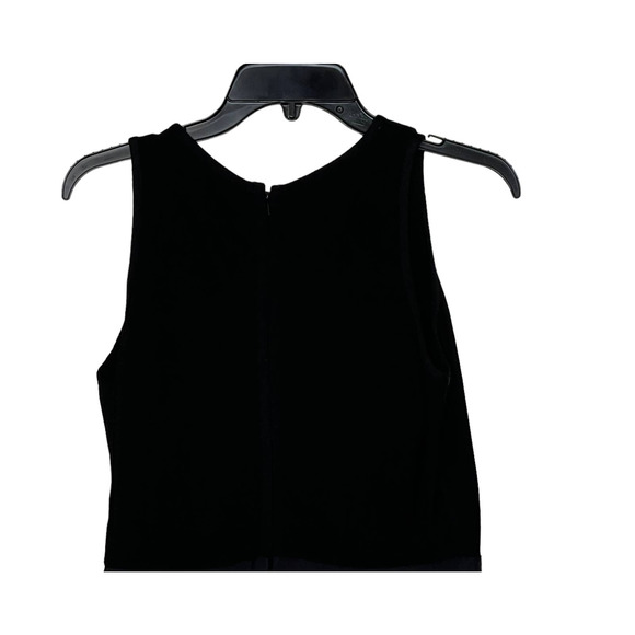 Carmen Marc Valvo Colorblock Fit & Flare Dress White Polka Dot Skirt Women 6 NWT - Picture 7 of 8